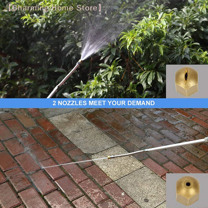【M】1Pc High Pressure Power Water Sprayer Washer Water Jet Wand Nozzle Sprayer Spray Cleaning Wash Accessories
