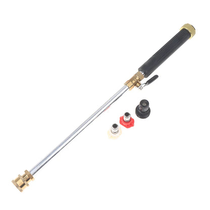 【M】1Pc High Pressure Power Water Sprayer Washer Water Jet Wand Nozzle Sprayer Spray Cleaning Wash Accessories